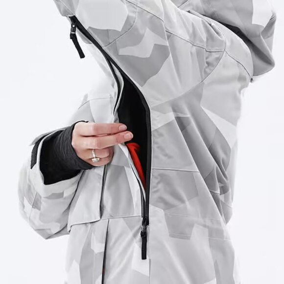 Montec - Dune Snowboard Jacket in Snow Camo (gray/white) - Picture 10 of 15